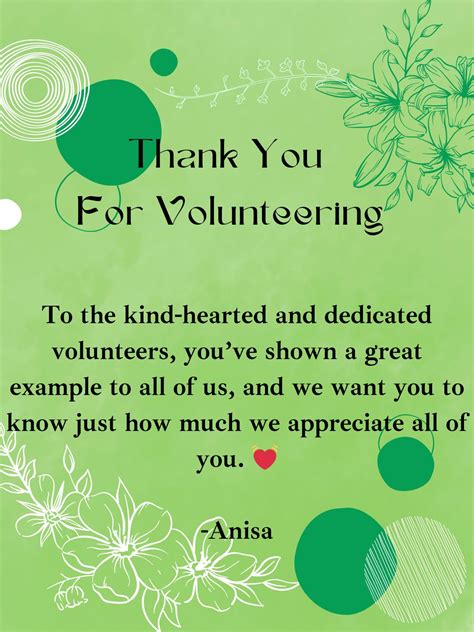 synonym volunteer|thank you to volunteers message.